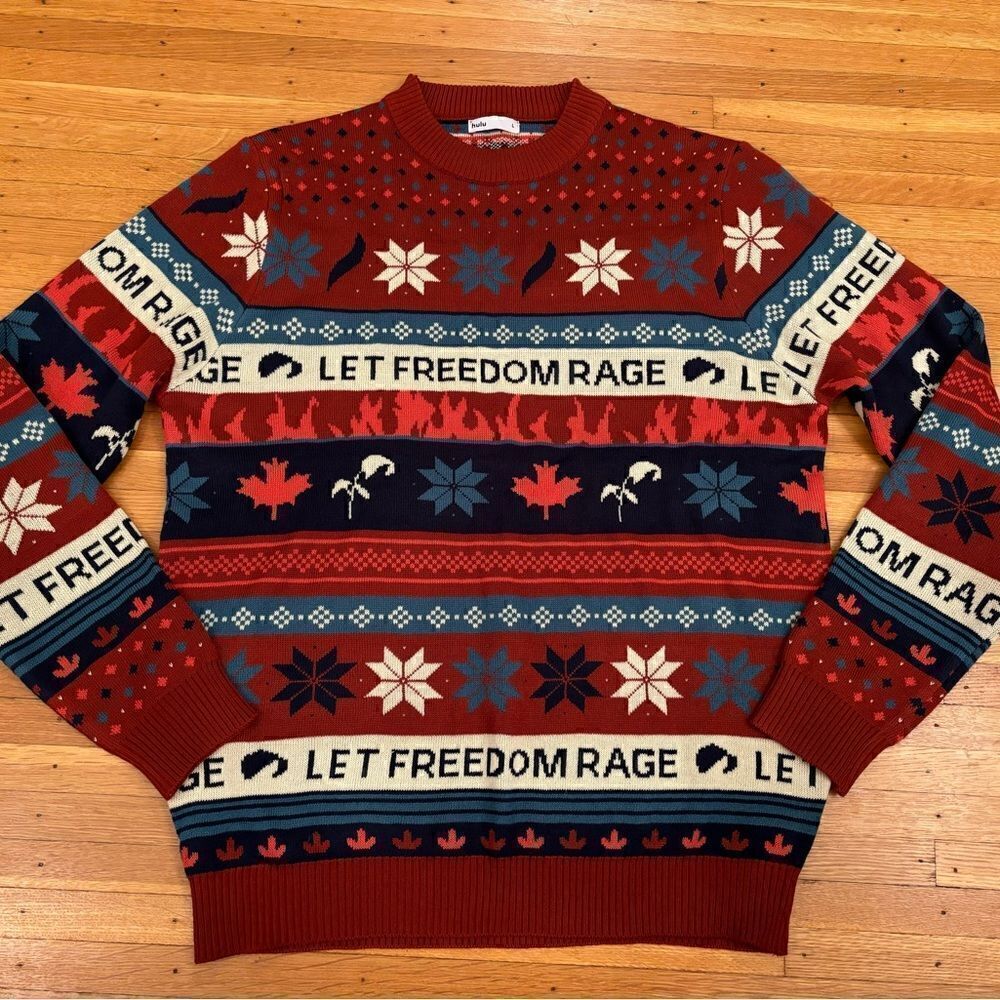 Hulu A Handsmaid’s Tale red crewneck sweater